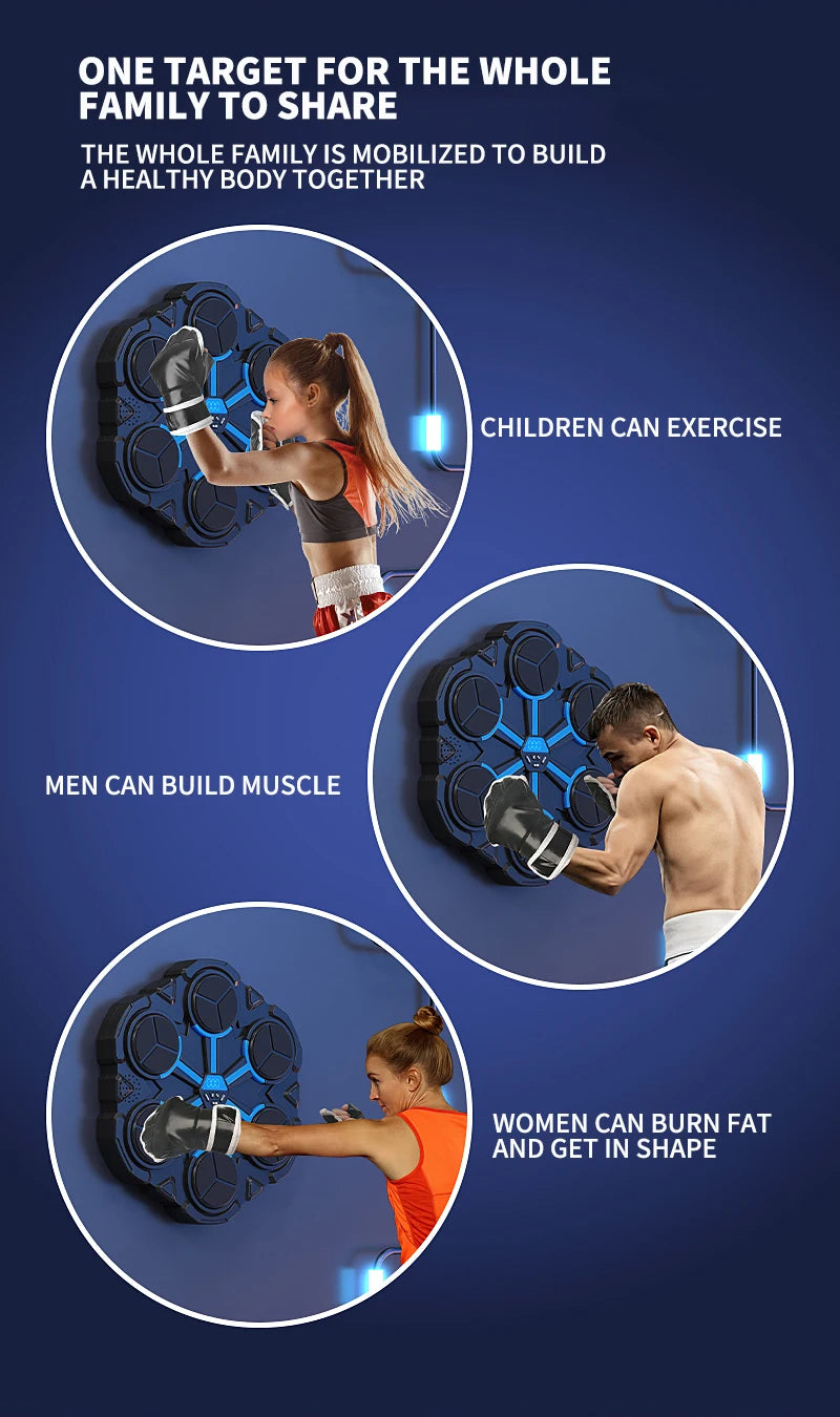 Smart Bluetooth Music Boxing Machine Fighting Fitness Home Boxing Wall Target Boxing Trainer Boxing Accessories Decompression