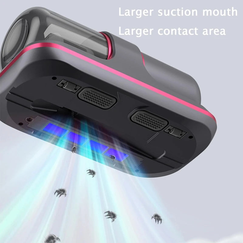 JDZD UV Handheld Vacuum Vacuum Bed Vacuum Cleaner Cordless UV Mattress Vacuum With Double Flapping Heads