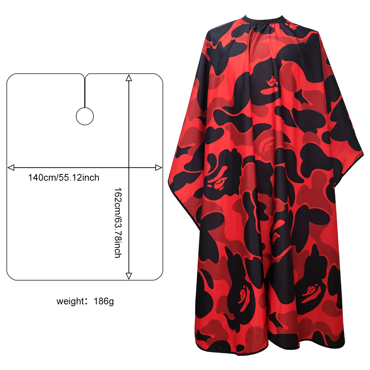New Barber Hairdresser Camouflage Aprons Anti static Haircut Capes Professional Barbershop Waterproof Aprons Shawls Salon Tool