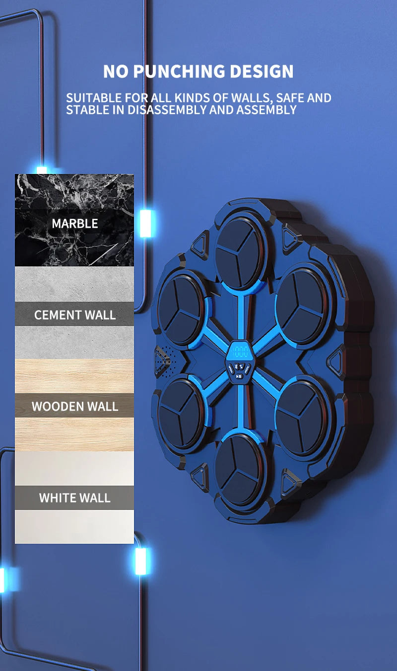 Smart Bluetooth Music Boxing Machine Fighting Fitness Home Boxing Wall Target Boxing Trainer Boxing Accessories Decompression