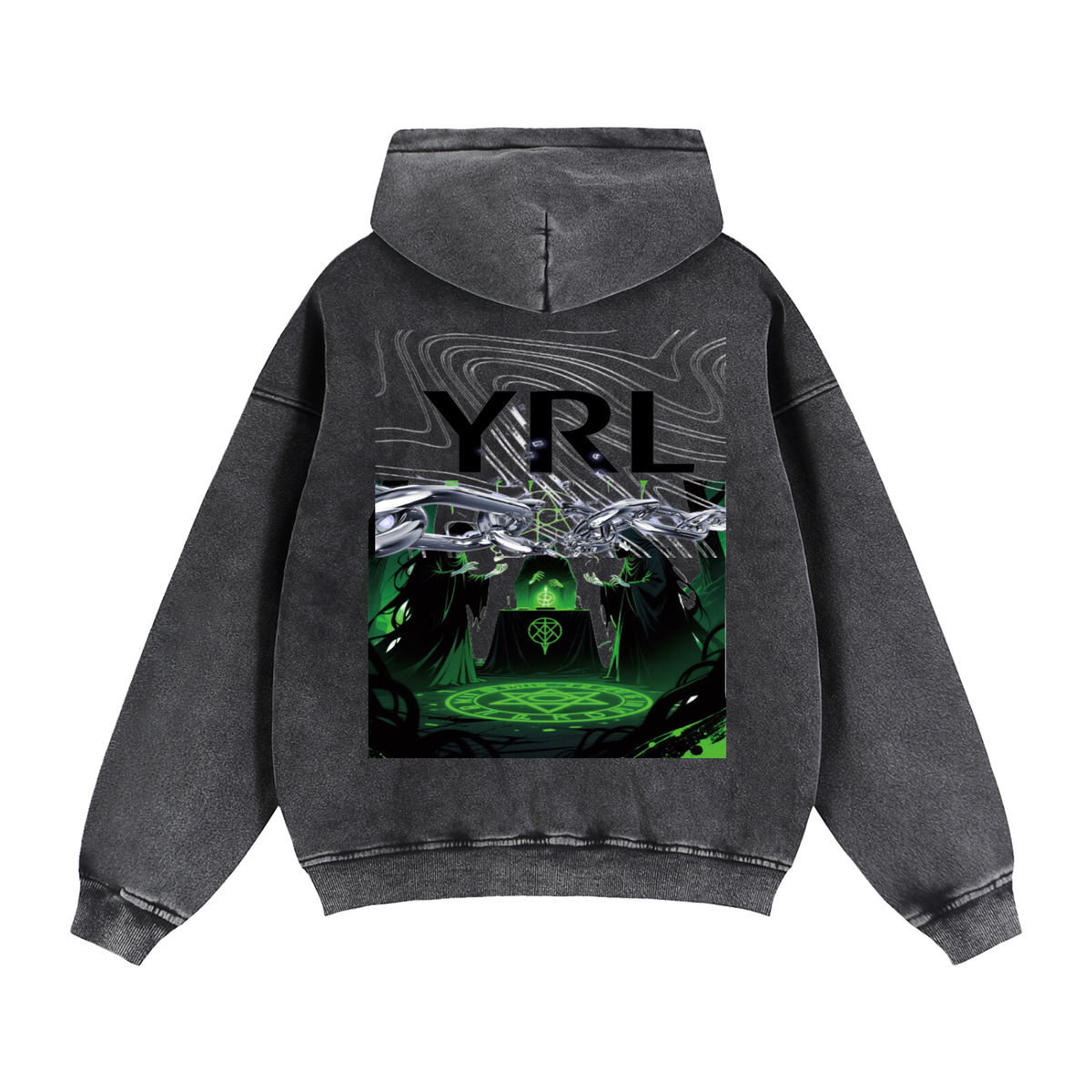 Zip-Through Boxy Fleece Hoodie
