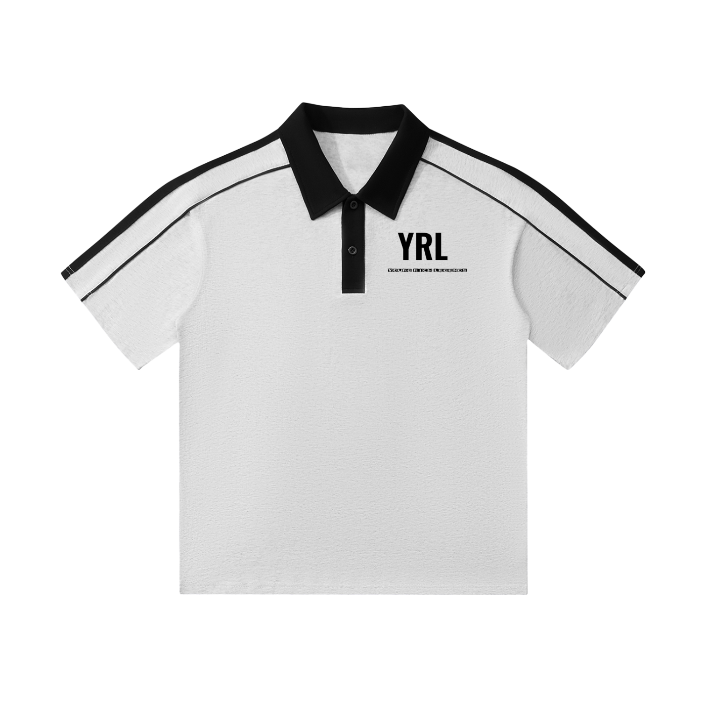 Contrast Collar Short-Sleeve Polo Shirt