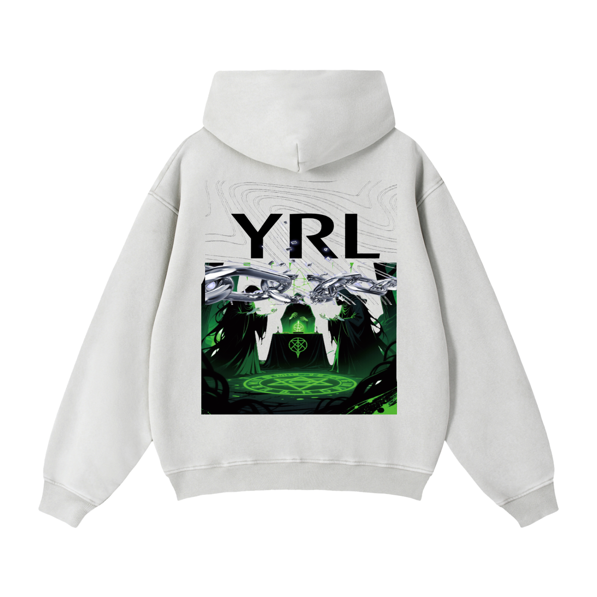 Zip-Through Boxy Fleece Hoodie