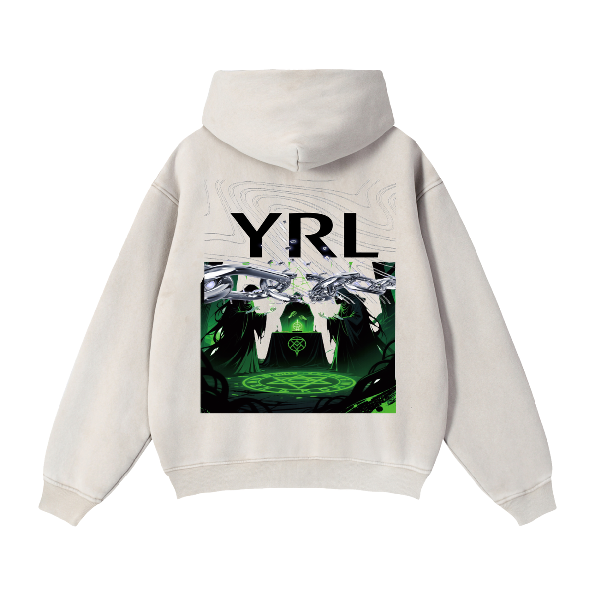 Zip-Through Boxy Fleece Hoodie