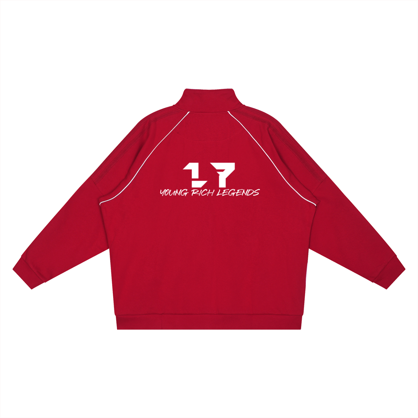 Reflection Striped Raglan Sleeve  Jacket