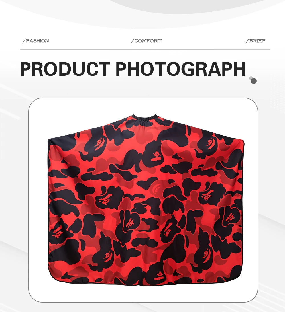 New Barber Hairdresser Camouflage Aprons Anti static Haircut Capes Professional Barbershop Waterproof Aprons Shawls Salon Tool