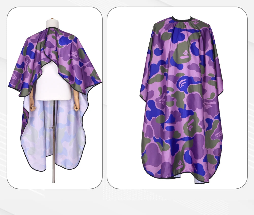 New Barber Hairdresser Camouflage Aprons Anti static Haircut Capes Professional Barbershop Waterproof Aprons Shawls Salon Tool