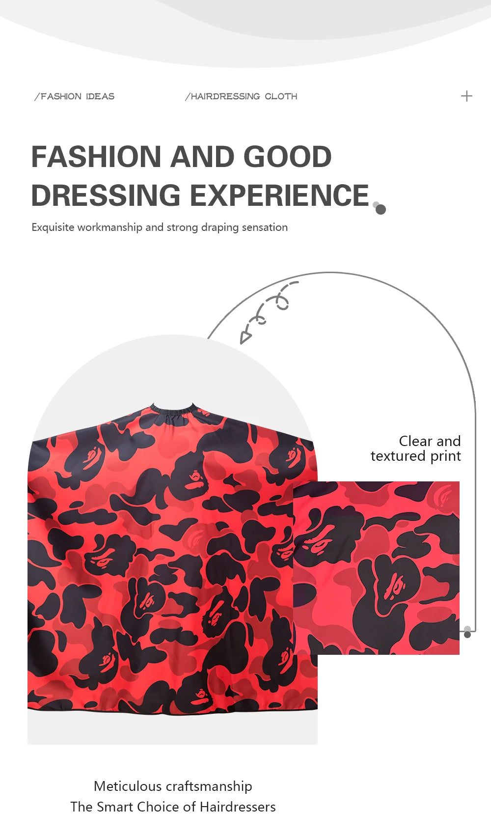 New Barber Hairdresser Camouflage Aprons Anti static Haircut Capes Professional Barbershop Waterproof Aprons Shawls Salon Tool