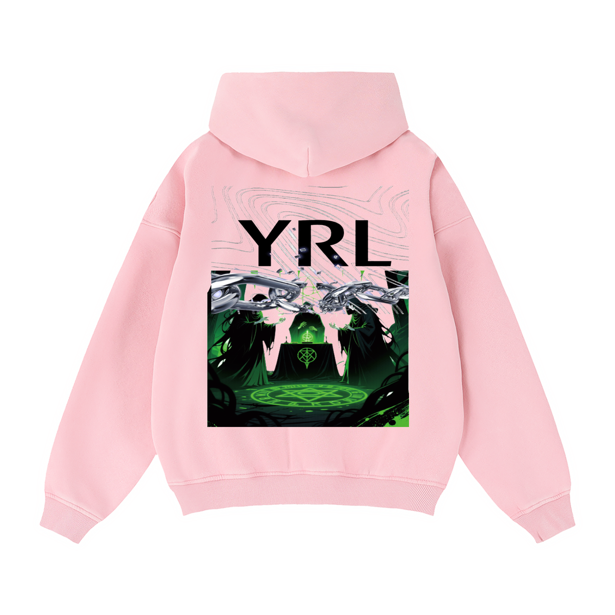 Zip-Through Boxy Fleece Hoodie