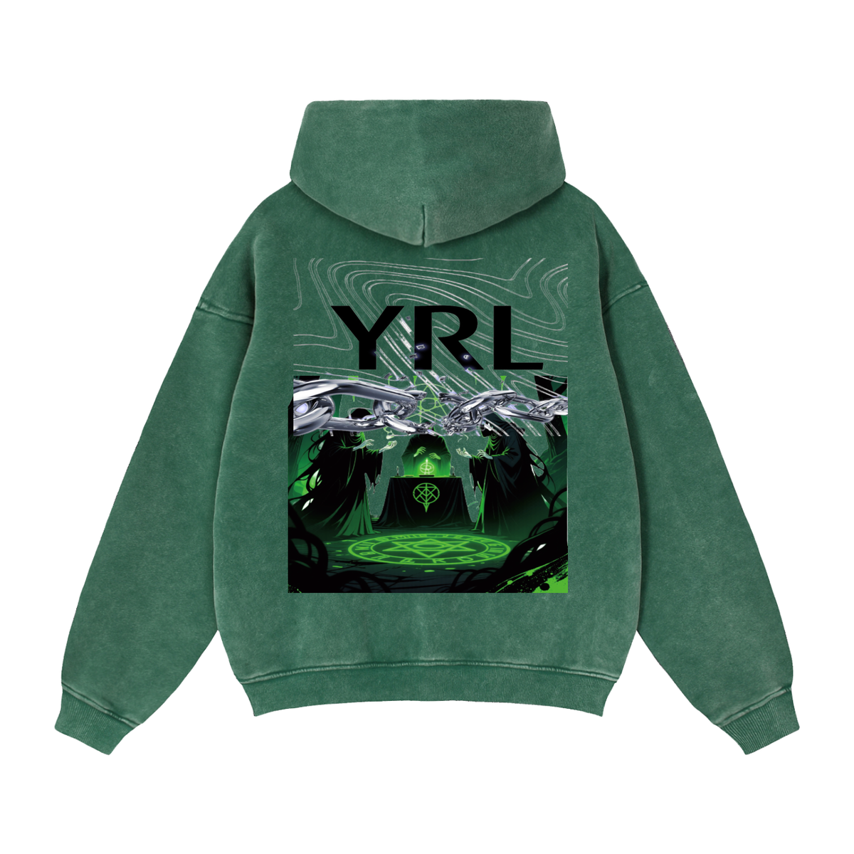 Zip-Through Boxy Fleece Hoodie