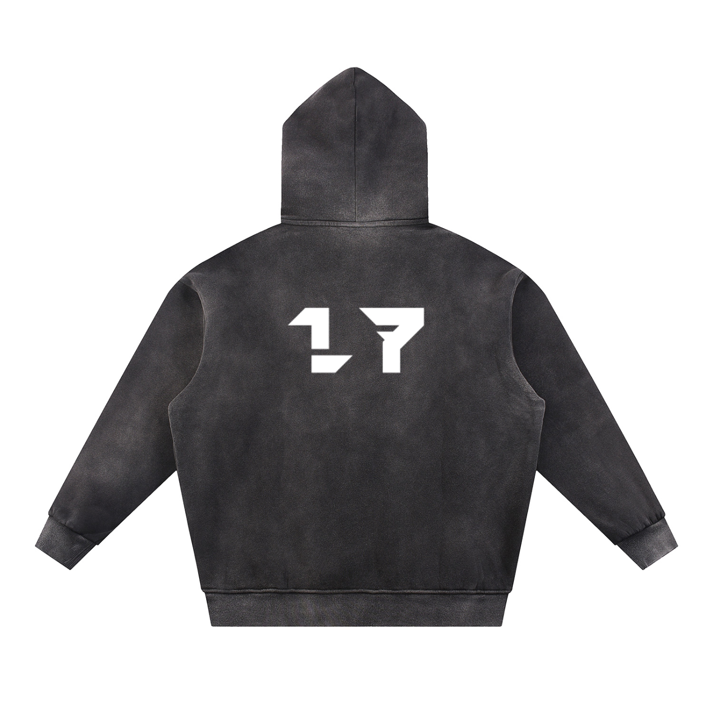 Sun Fade Contrast Tape Fleece Hoodie