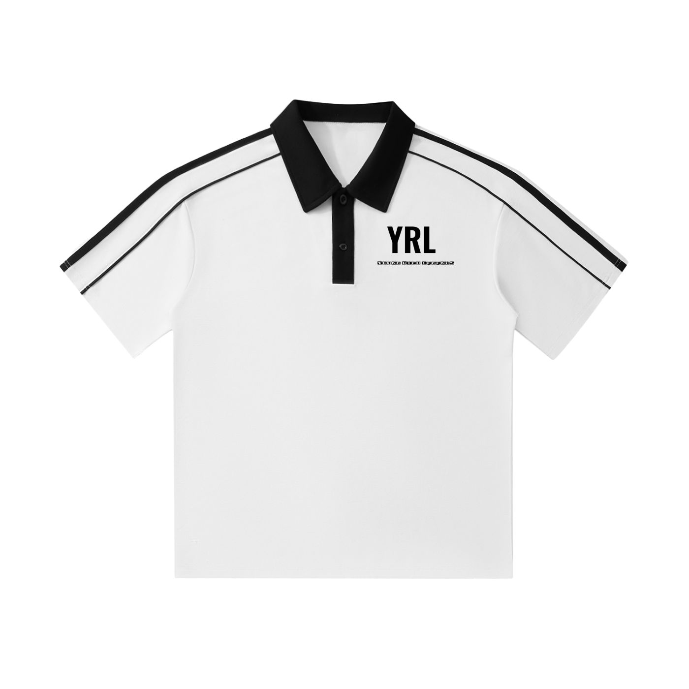 Contrast Collar Short-Sleeve Polo Shirt